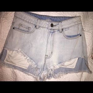 Urban outfitters hi rise jean shorts